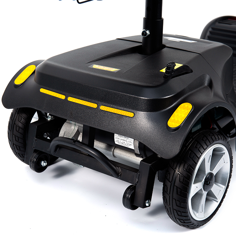 YL-07 Scútar Soghluaisteachta Leictreach Infhillte Taisteal 4 Roth le Ciseán