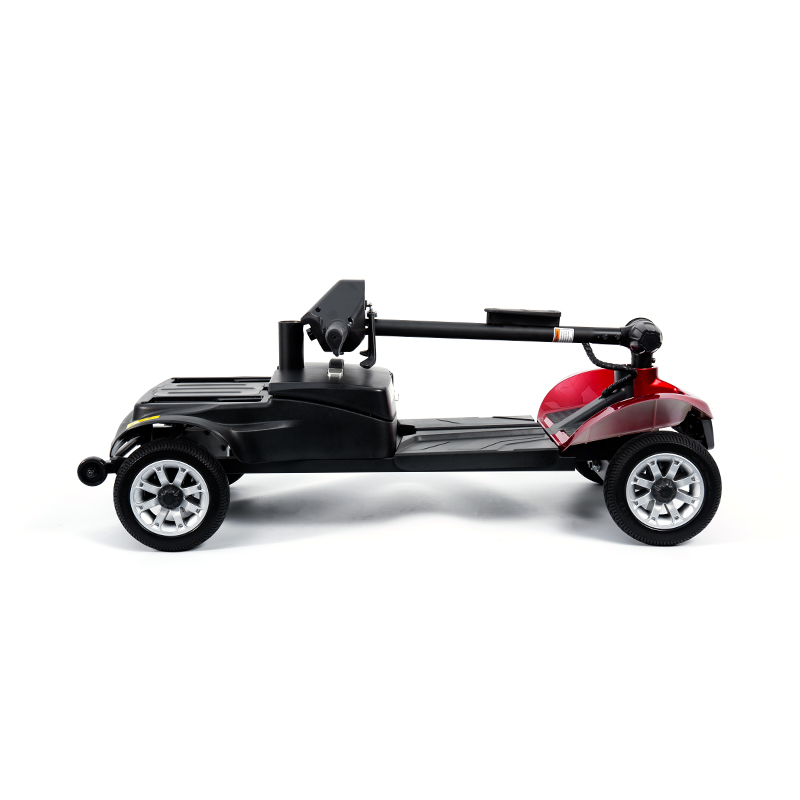 Scútar Soghluaisteachta 4-Roth Éadrom YL-02 do Sheanóirí, ar a bhfuil Suíochán Sclóine 360°