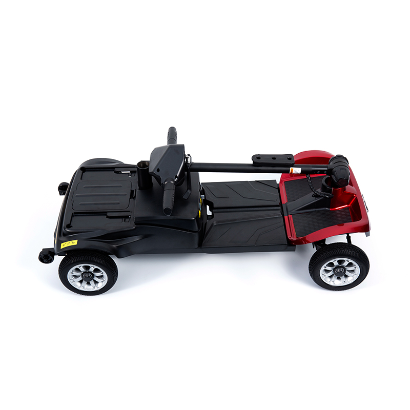 Scútar Soghluaisteachta 4-Roth Éadrom YL-02 do Sheanóirí, ar a bhfuil Suíochán Sclóine 360°