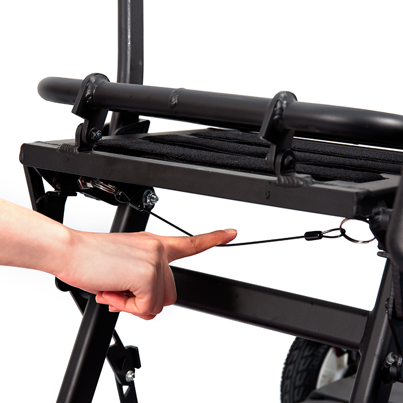 YL-211 Scútar Leictreach Turasóireachta 4 Roth do Sheanóirí le Ceannlampa LED, Ciseán