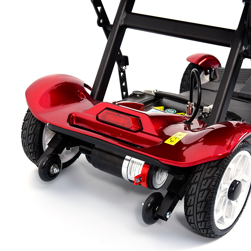 YL-211 Scútar Leictreach Turasóireachta 4 Roth do Sheanóirí le Ceannlampa LED, Ciseán