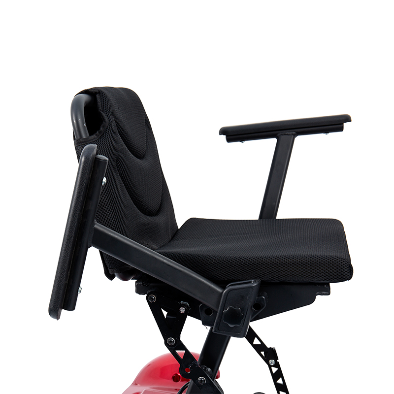 YL-211 Scútar Leictreach Turasóireachta 4 Roth do Sheanóirí le Ceannlampa LED, Ciseán