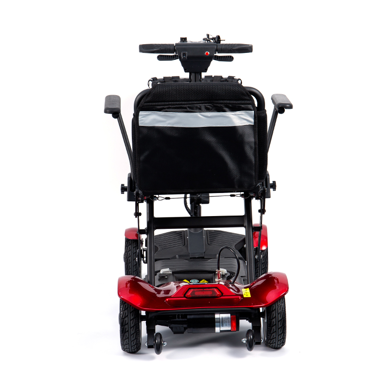 YL-211 Scútar Leictreach Turasóireachta 4 Roth do Sheanóirí le Ceannlampa LED, Ciseán